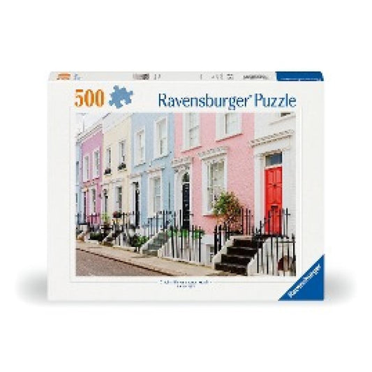 Puzzle 500pc Colourful London Townhouses