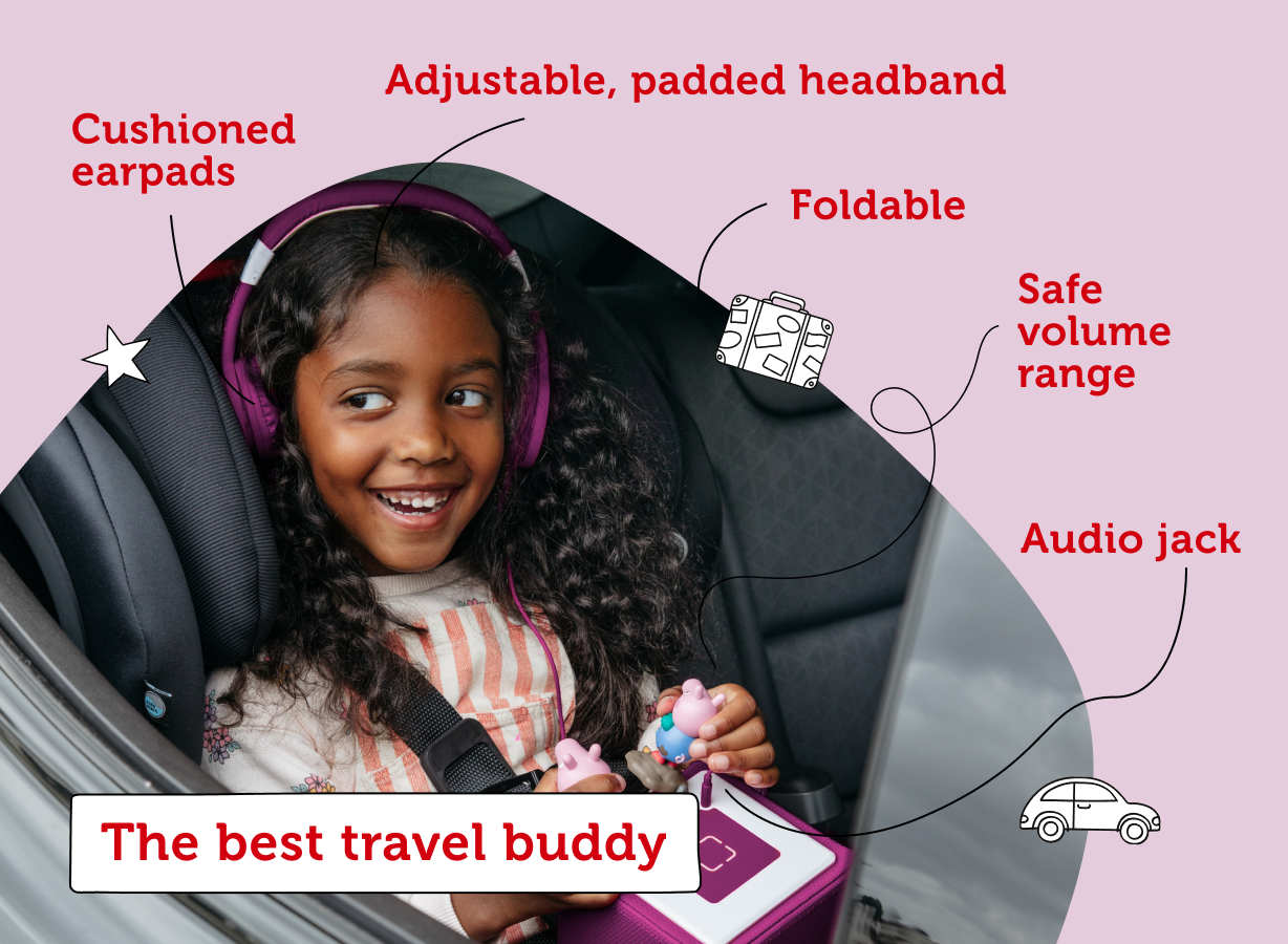Tonies Foldable Headphones - Purple