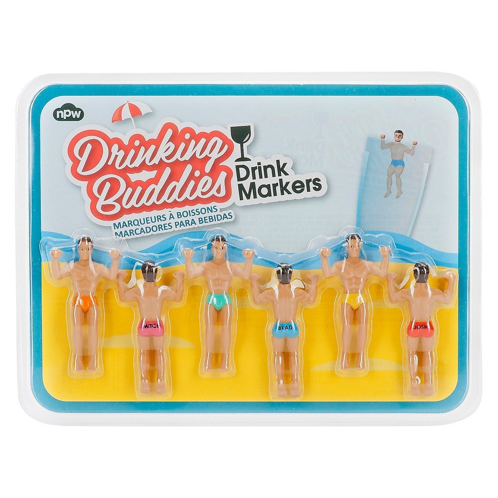 Hunky Buddies Drink Markers