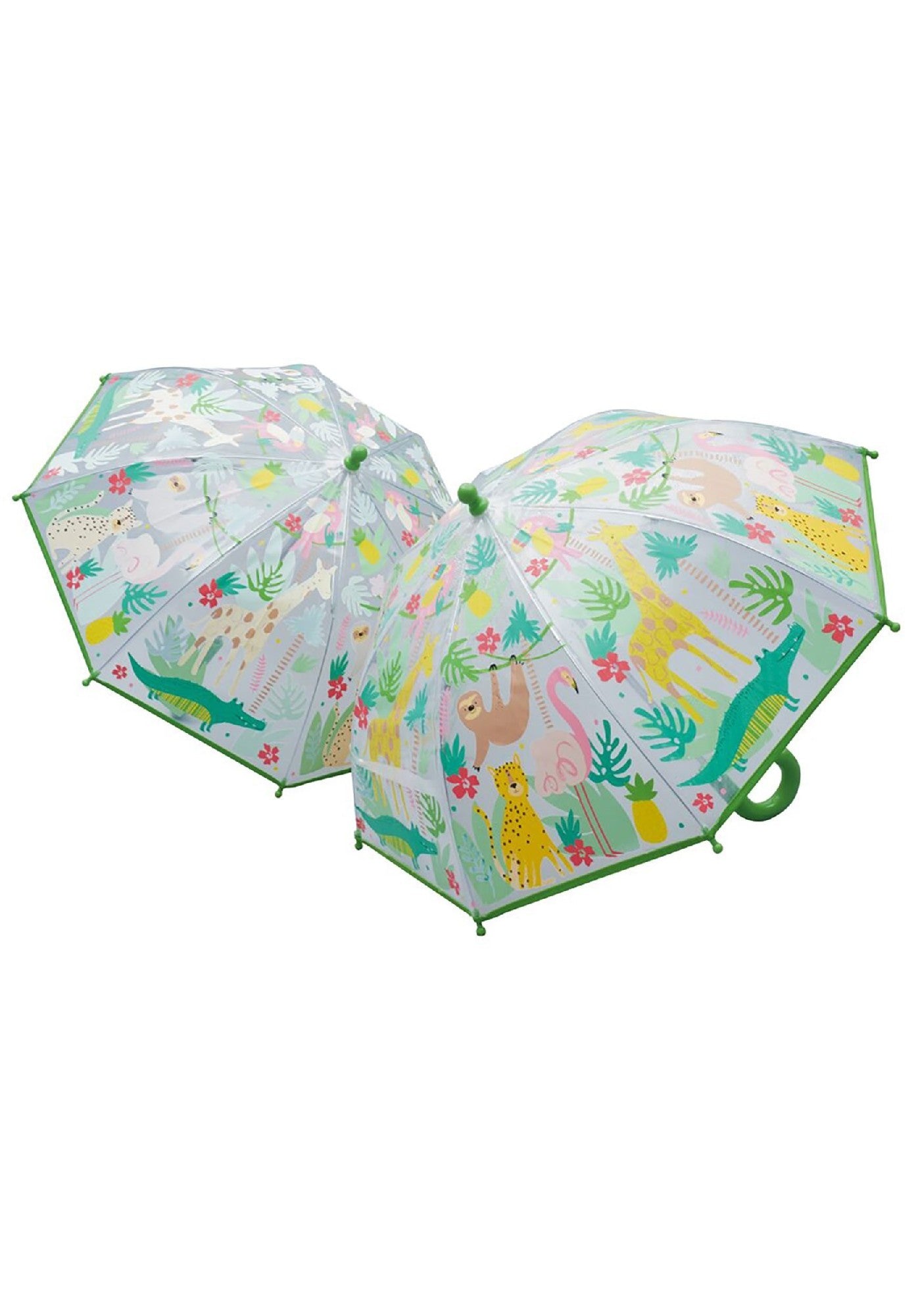 Color Changing Jungle Animals Umbrella 