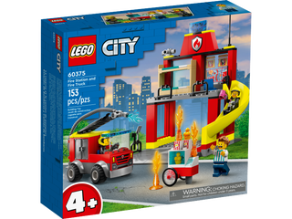 Lego City Fire Station And Fire Truck 60375 Age 4+