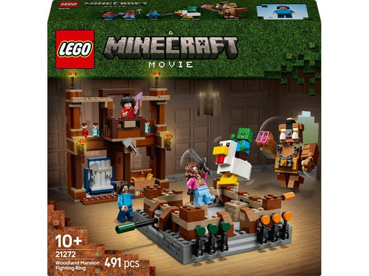 Lego 21272 Minecraft Woodland Mansion Fighting Ring Toy Set 