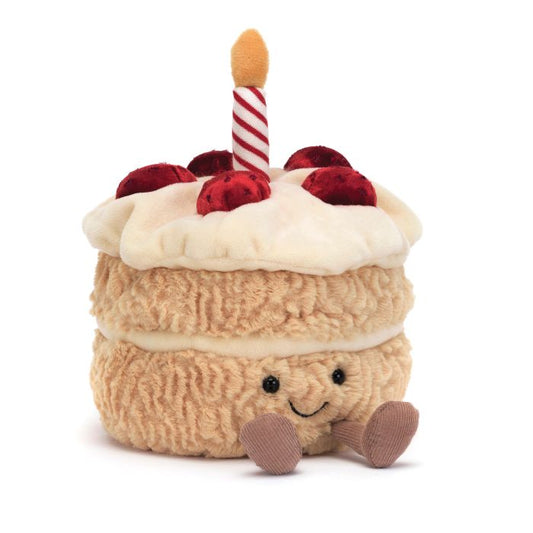 Jellycat Amuseables Birthday Cake Multi-coloured 16x12cm