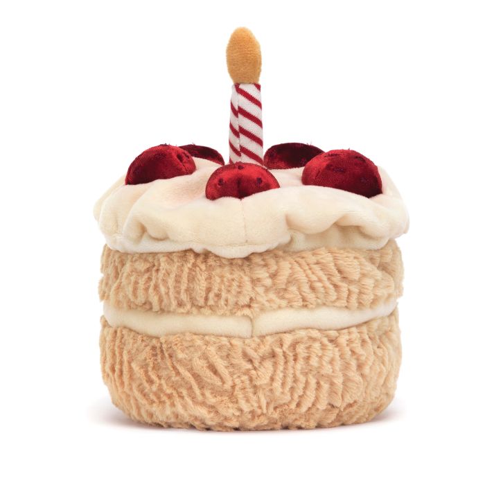 Jellycat Amuseables Birthday Cake Multi-coloured 16x12cm