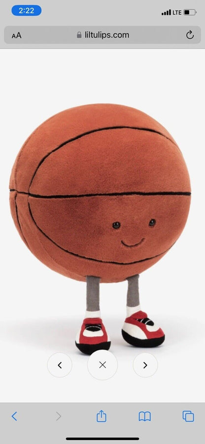 Jellycat Amuseables Sports Basketball Plush