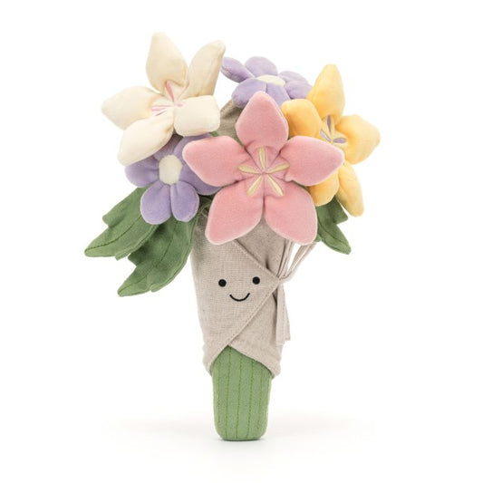 Jellycat Amuseable Bouquet Of Flowers Multi-coloured - 31cmh X 23cmw.