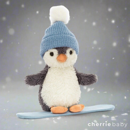 Jellycat Peanut Penguin Snowboarding Small
