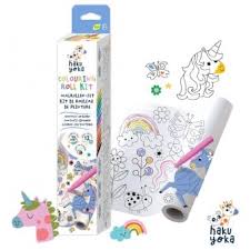 Haku Yoka Coloring Roll Kit - Fantasy Unicorn