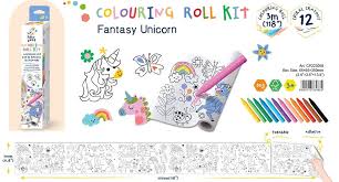 Haku Yoka Coloring Roll Kit - Fantasy Unicorn