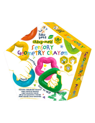 Sensory Geometry Crayons Pkt 6