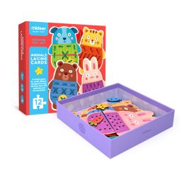 Animals Lacing Cards