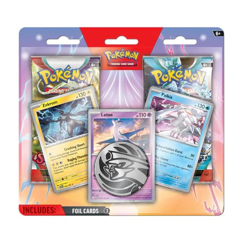 Pokemon Tcg: Enhanced 2 Pack Blisters - Latios, Zekrom, Palkia (6) 