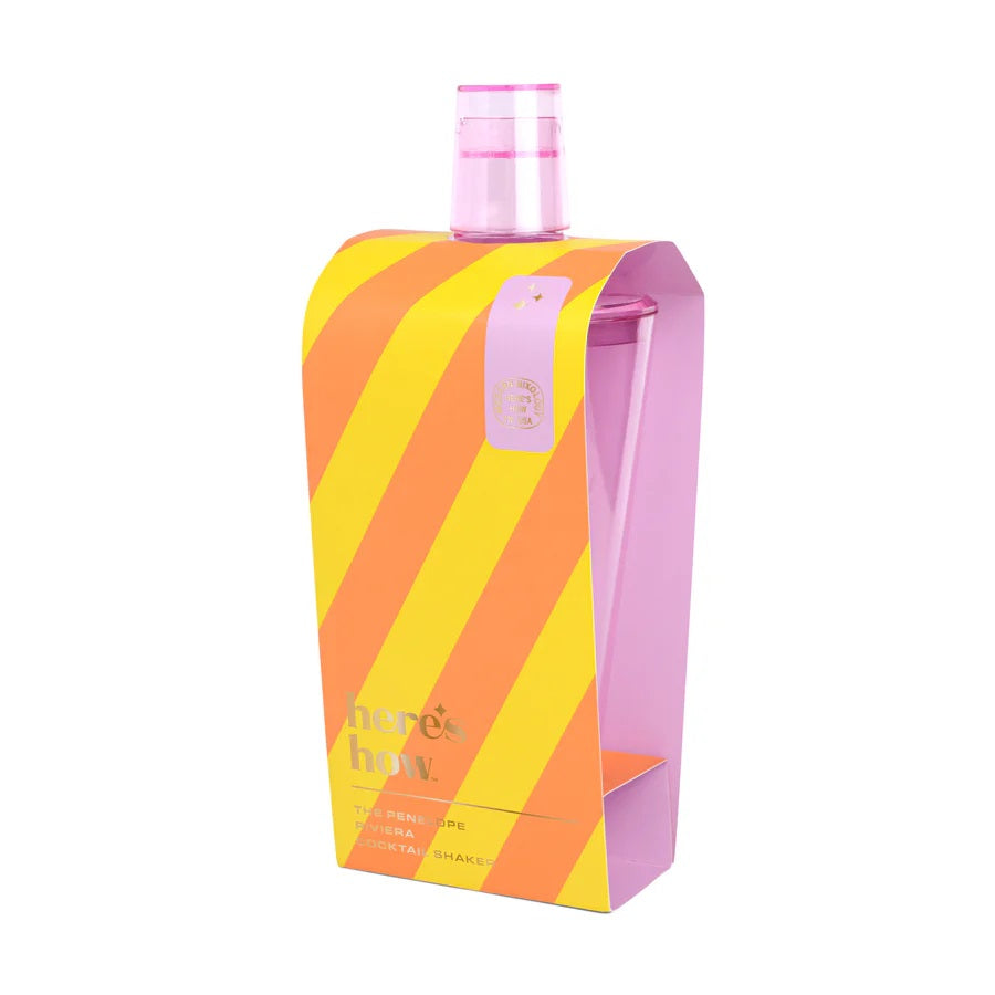 The Penelope Riviera Cocktail Shaker Lilac - Designworks Collective 