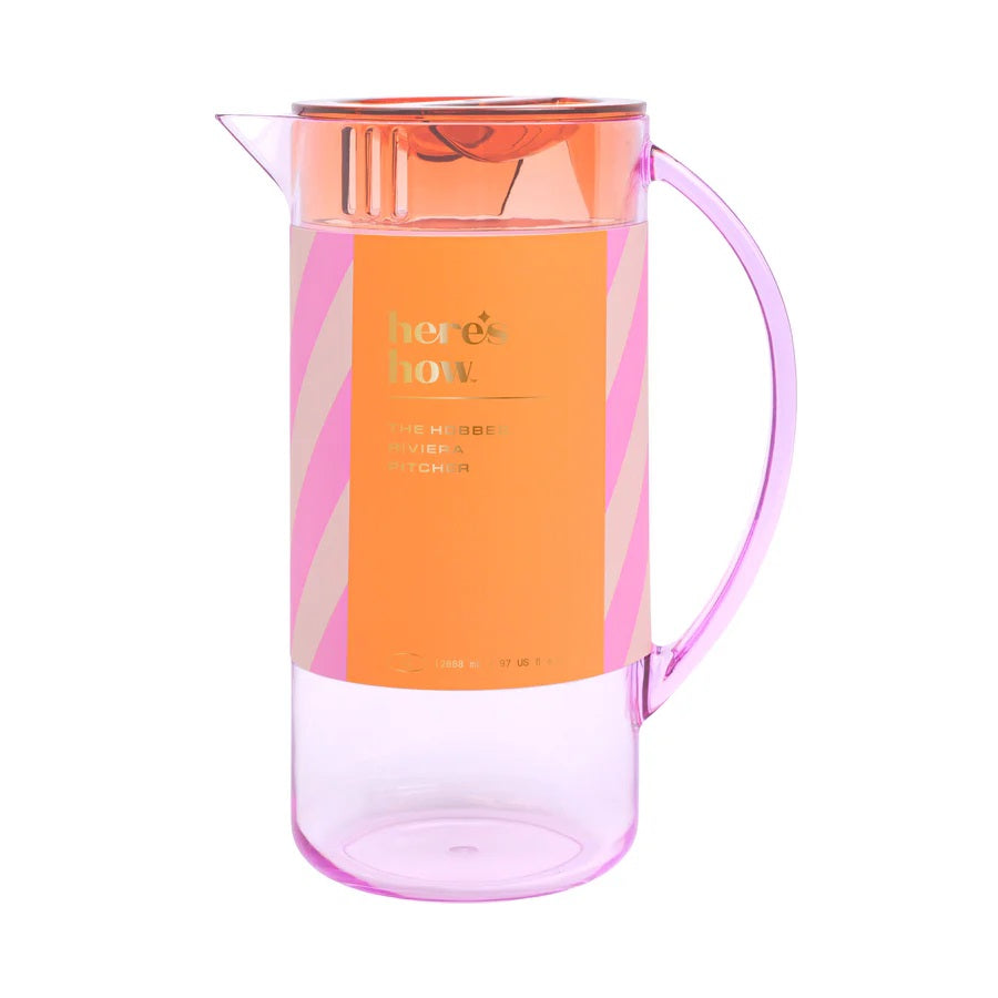 The Hobbies Pitcher - Lilac + Orange