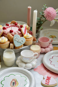 Lottie Pink Mug & Saucer Set