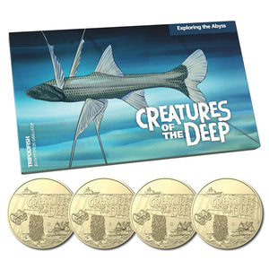 Coin Pack 4 Coin $1 Unc 2023 Albr Set - Creatures Of The Sea