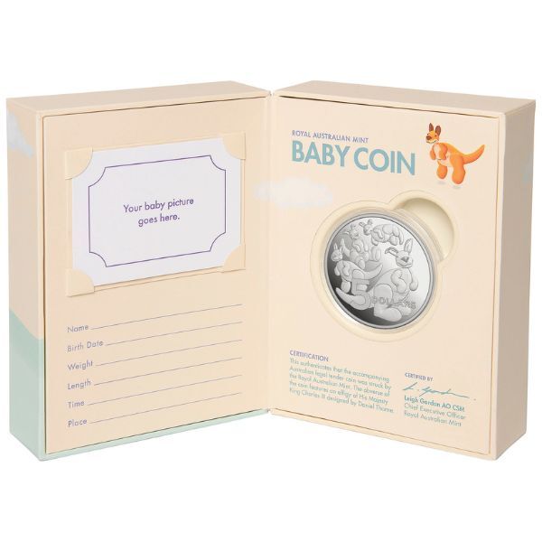 Coin 2024 $5 Proof Baby Coin Toy Kangaroo