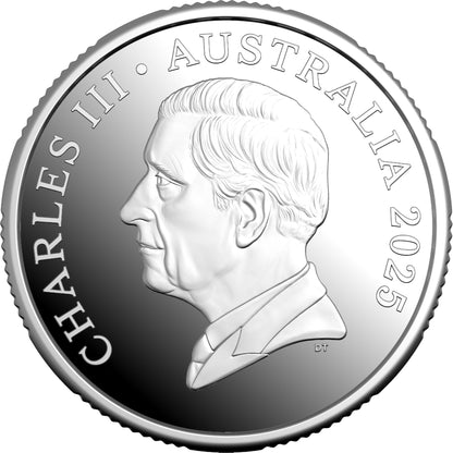 2025 Kangaroo Series Fine Silver Frosted Uncirculated Coin