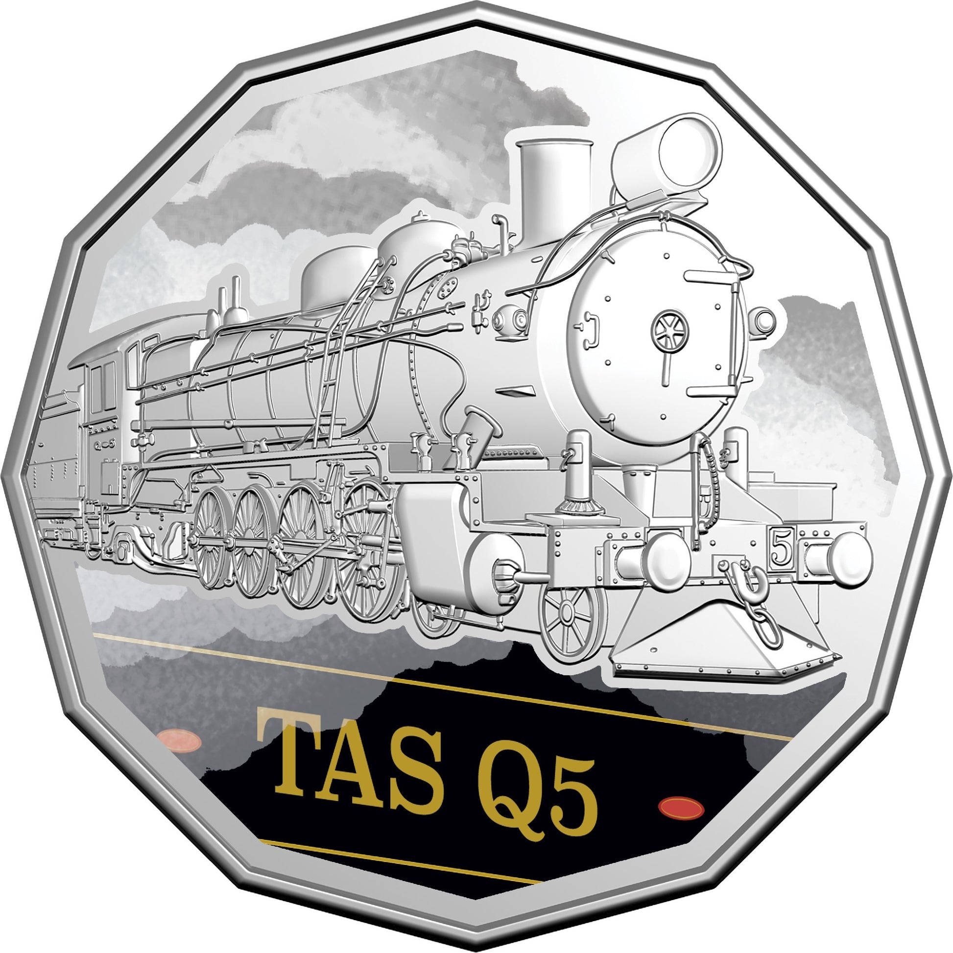 2025 Seven Coin 50c Collection -steam Giants Unc.