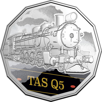 2025 Seven Coin 50c Collection -steam Giants Unc.