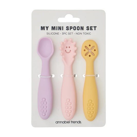 Silicon Cutlery Set (3pc) - Sunset
