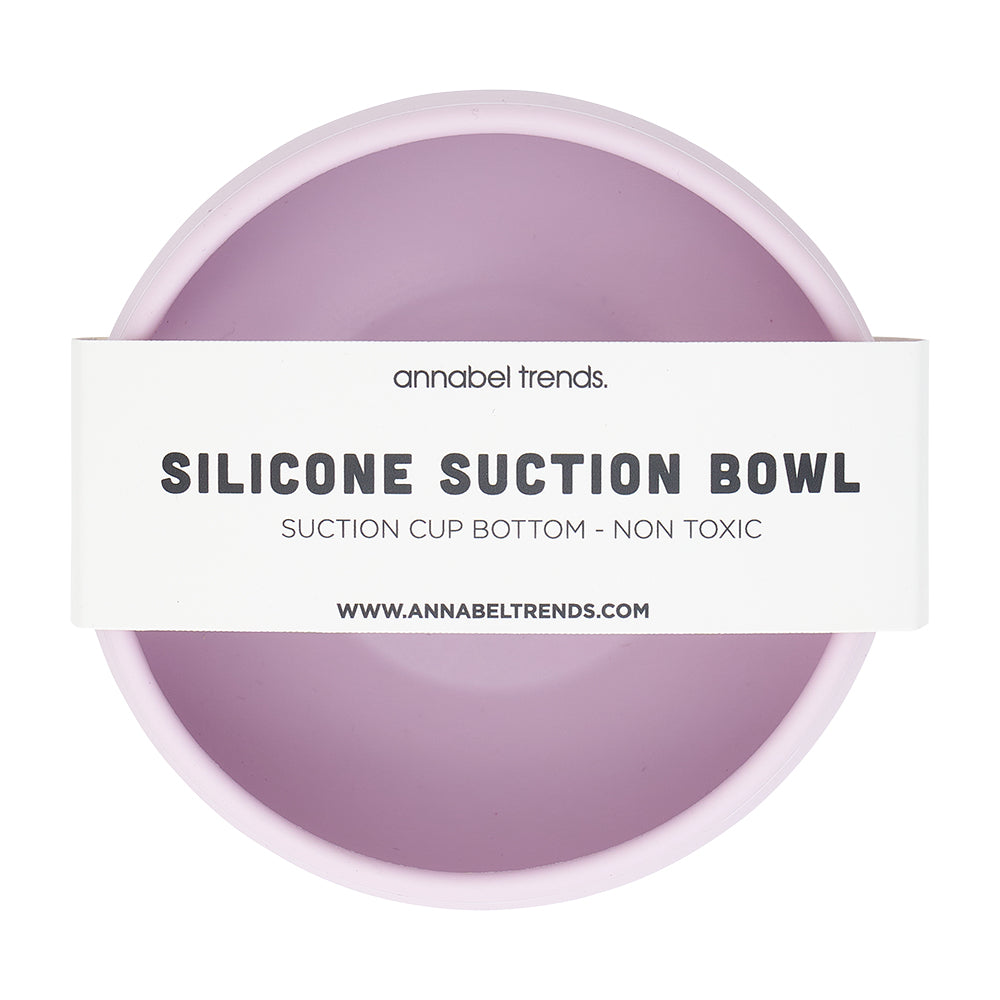 Silicone Suction Bowl - Lilac