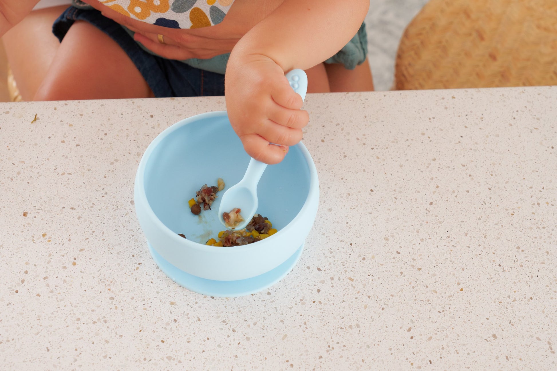 Silicone Suction Bowl - Lilac