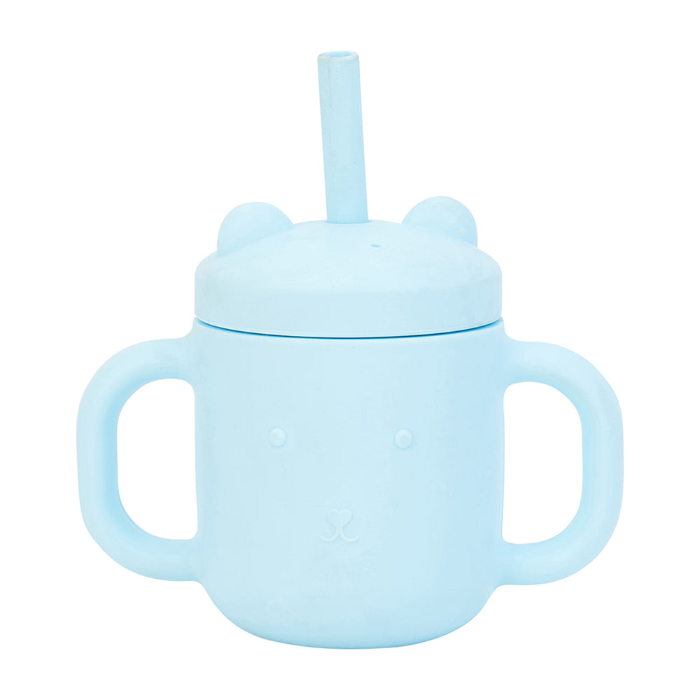 Mini Sippi Bear With Handles - Iced Blue
