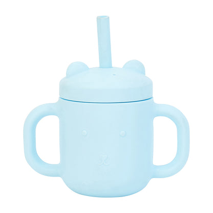 Mini Sippi Bear With Handles - Iced Blue