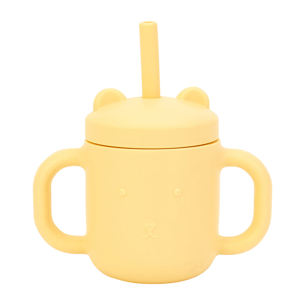Mini Sippi Bear With Handles - Lemon