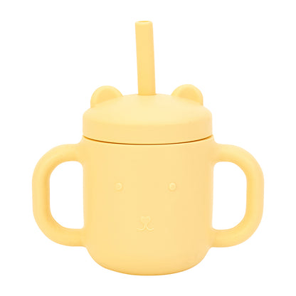 Mini Sippi Bear With Handles - Lemon