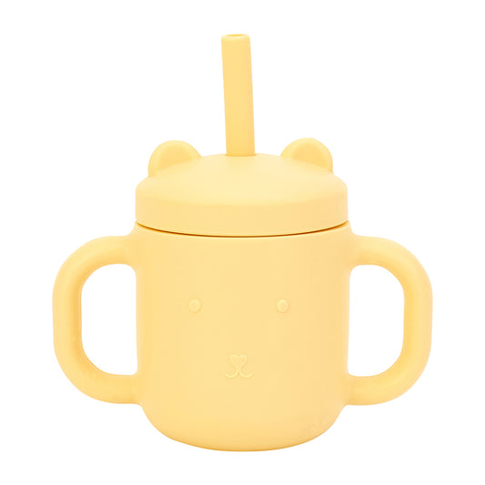 Mini Sippi Bear With Handles - Lemon