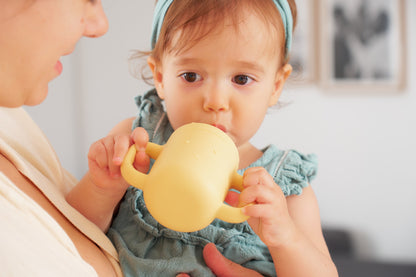 Mini Sippi Bear With Handles - Lemon