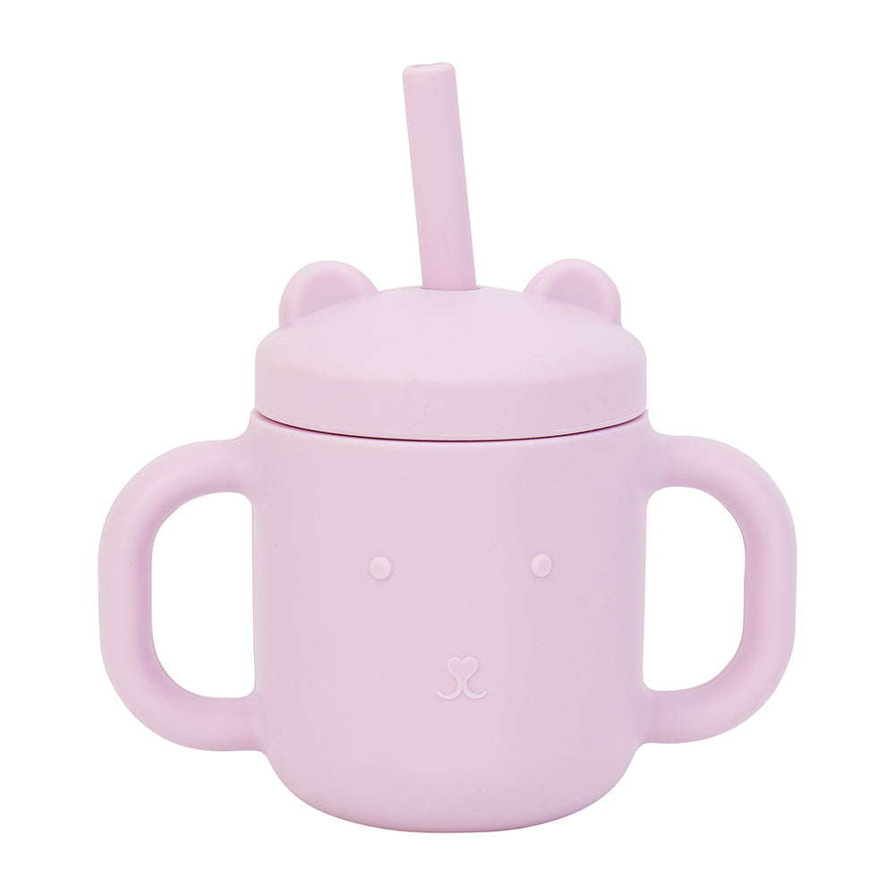 Mini Sippi Bear With Handles - Lilac