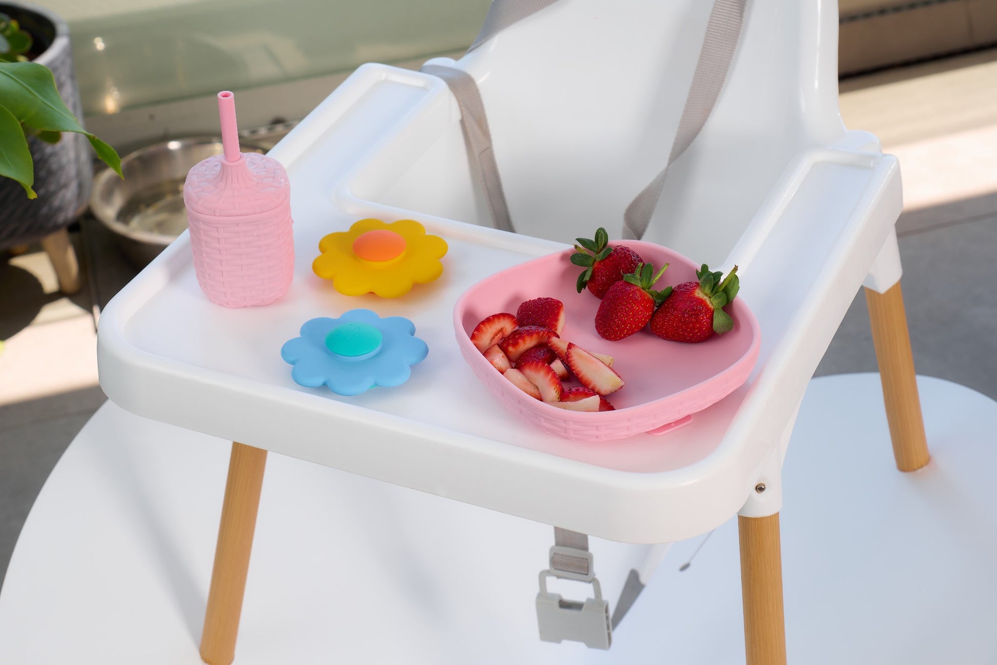Silicone Daisy Spinner - Assorted Colours