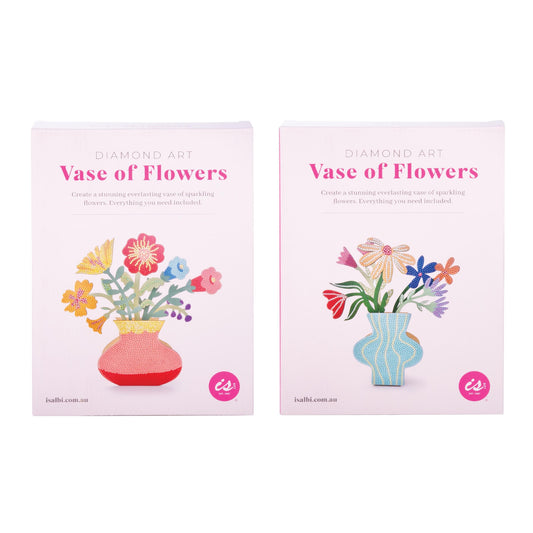 Vase Of Flowers Diamond Art