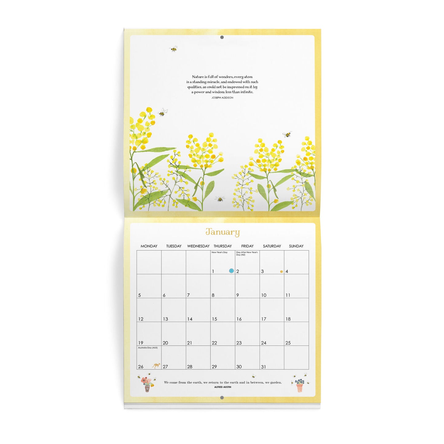 Calendar 2026 Bee Wall Calendar