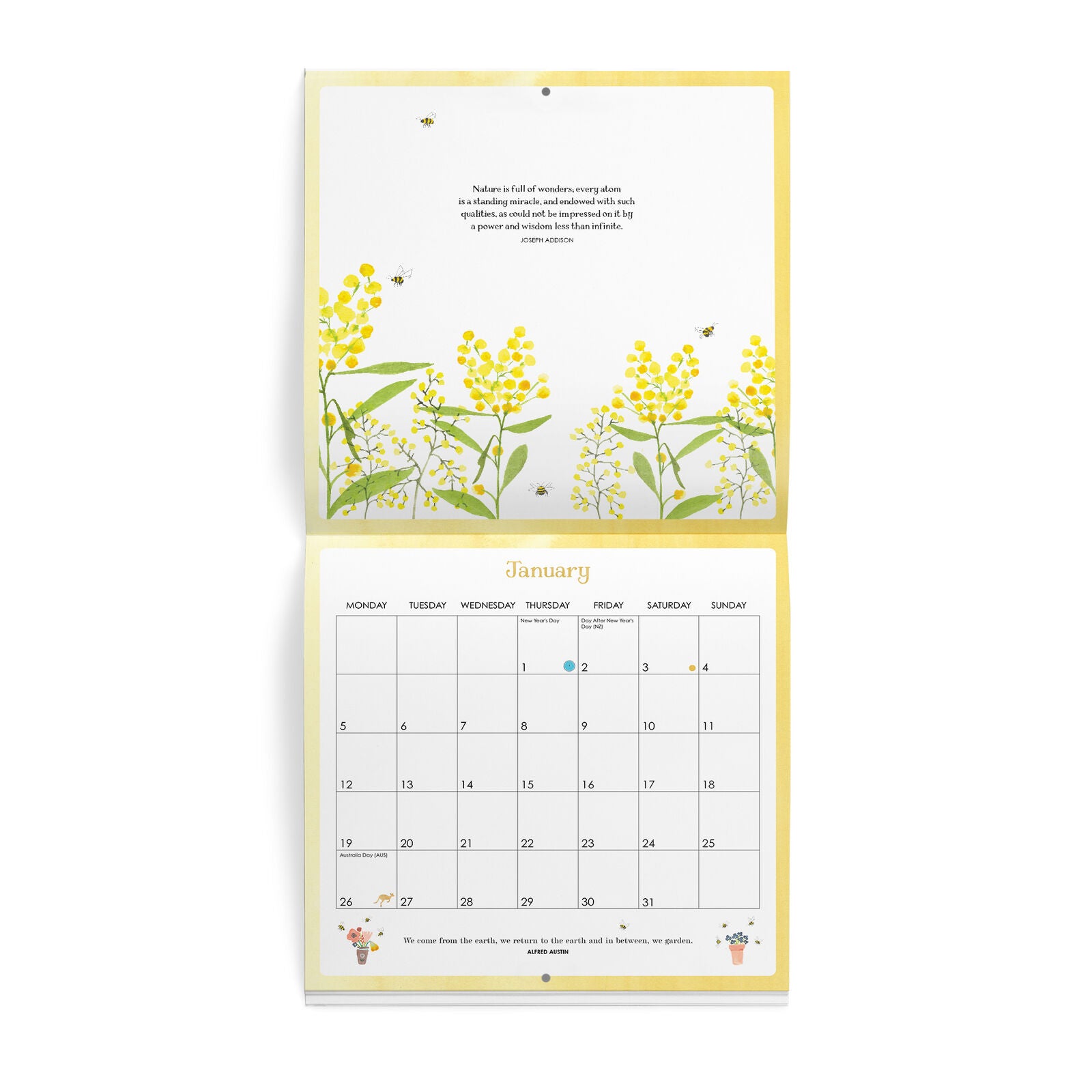 Calendar 2026 Bee Wall Calendar
