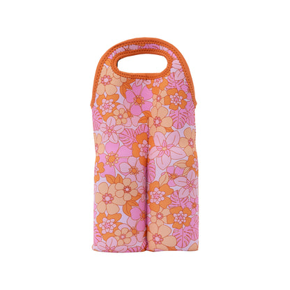 Picnic Retro Floral Wine Cooler
