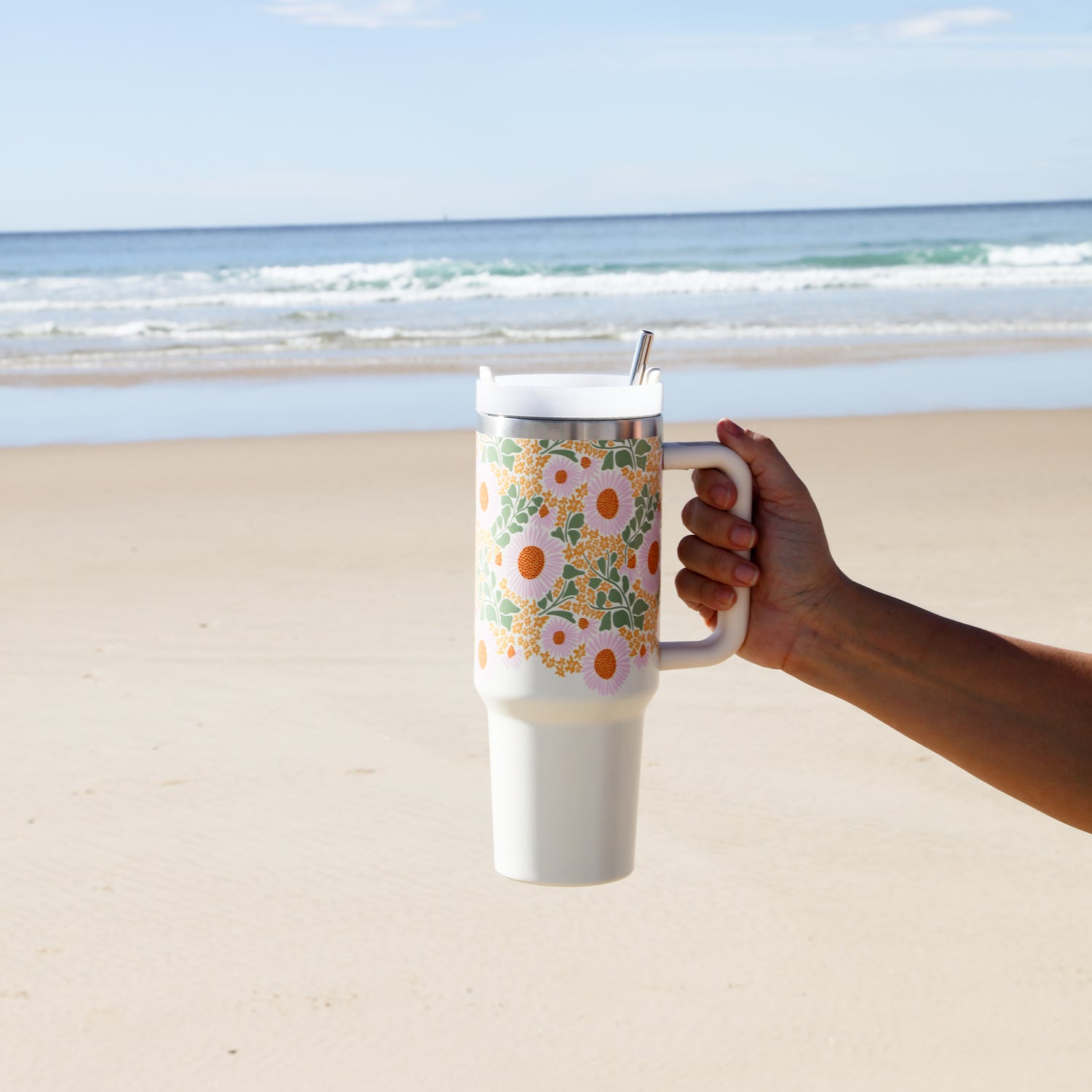Picnic Spring Floral Insulated Tumbler