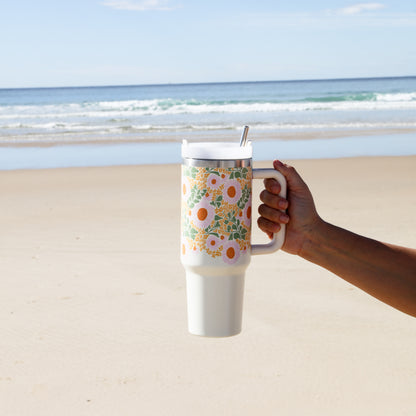 Picnic Spring Floral Insulated Tumbler