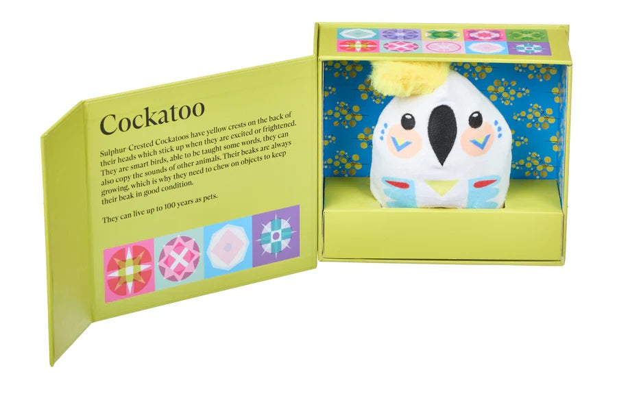 Wonderscope Cockatoo Bean Filled Soft Toy - Pete Cromer