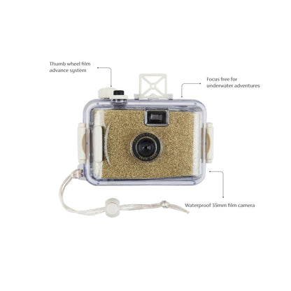 Sunnylife Underwater Camera Glitter Gold