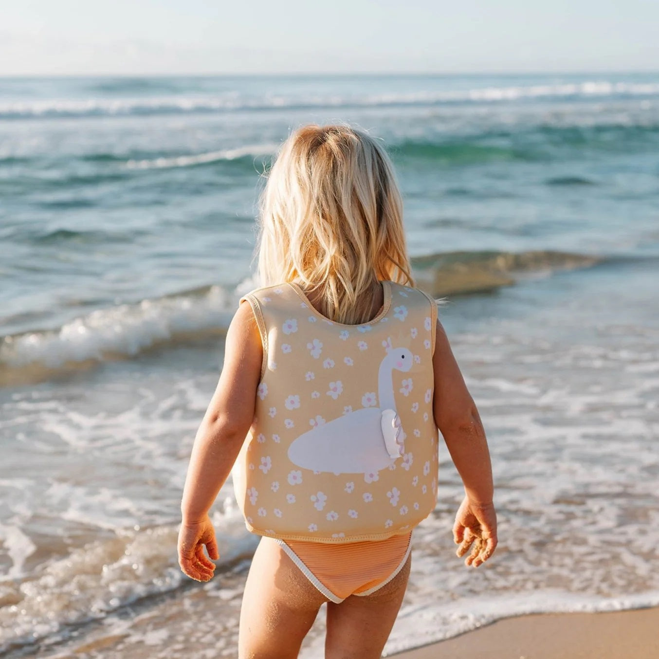 Sunnylife Kids Swim Vest 1-2 Princess Swan Buttercup