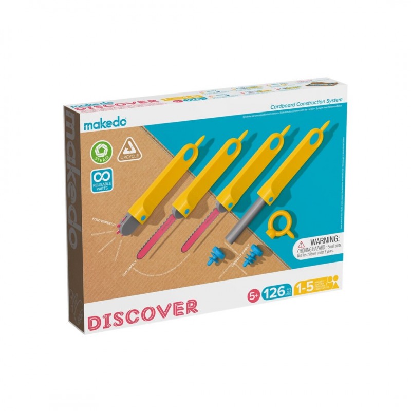 Discover Makedo Cardboard Construction Toolkit