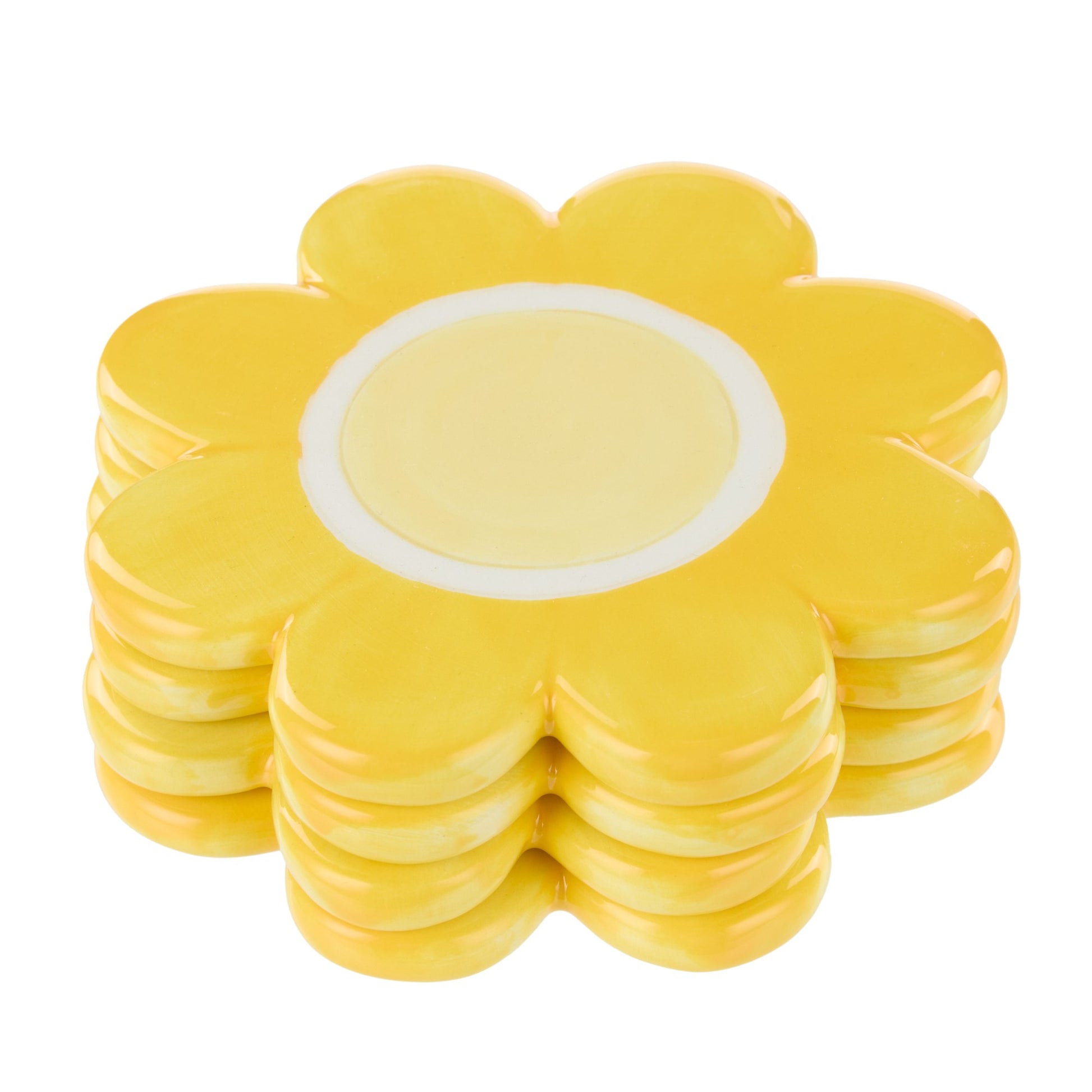 Em Set Of 4 Posey Flower Coasters