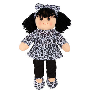 Bridget Doll Black Leopardskin