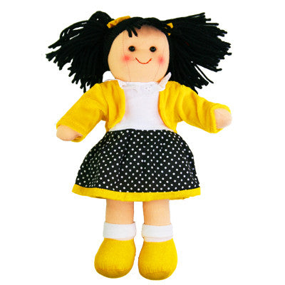Lola Doll Small - Yellow & Black