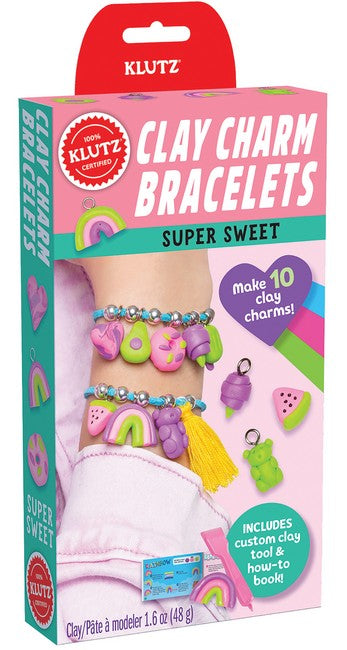 Clay Charm Bracelet: Super Sweet (klutz)