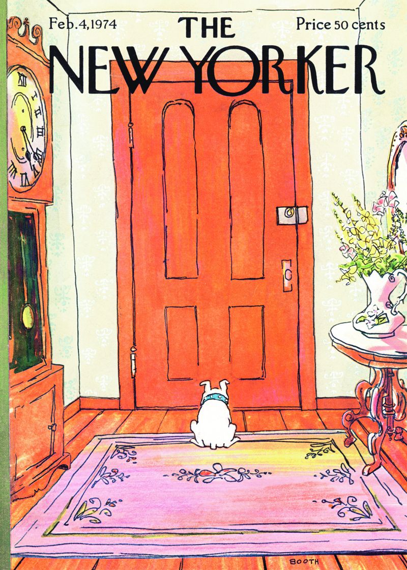Card Ny Dog At The Door